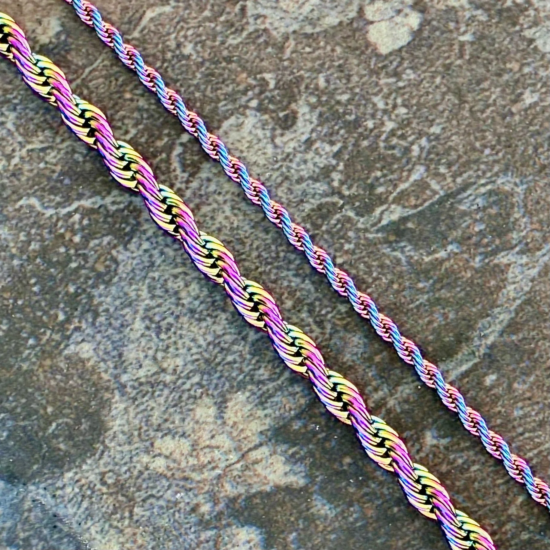 Cuban Link, Figaro, Classic Rope Chains